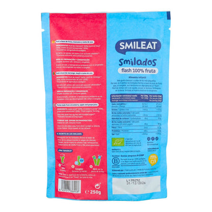 Smilado med jordgubb och äpple ECO, glass för barn 100 % frukt SMILEAT 250 g