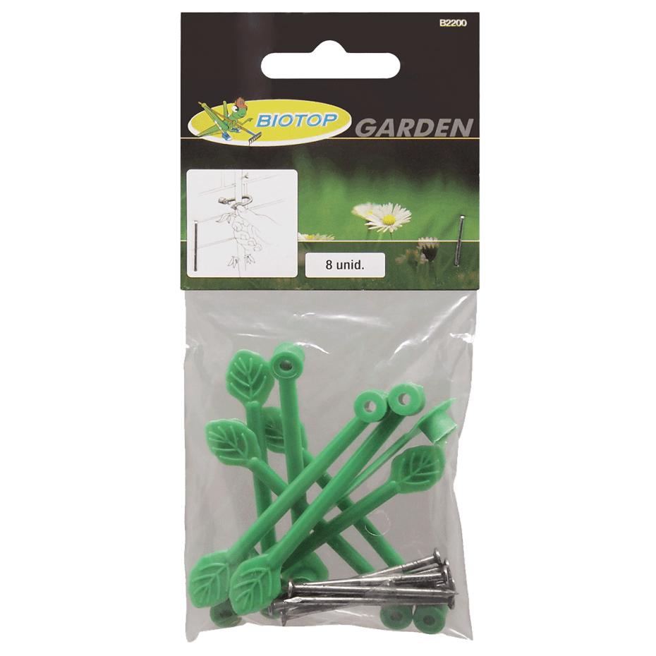 Zacisk do pnączy z gwoździem Biotop 8 szt.