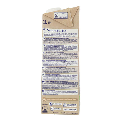 Zestaw 6 szt. Napój owsiany Barista BIO Isola Bio, 1 l