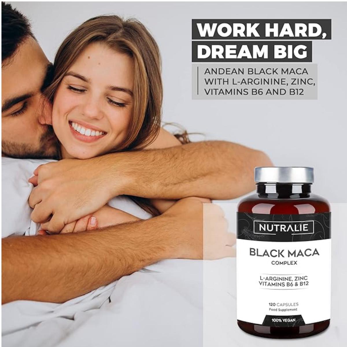 Nutralie Czarny maca andyjska complex + witaminy B6 + B12, 120 kapsułek