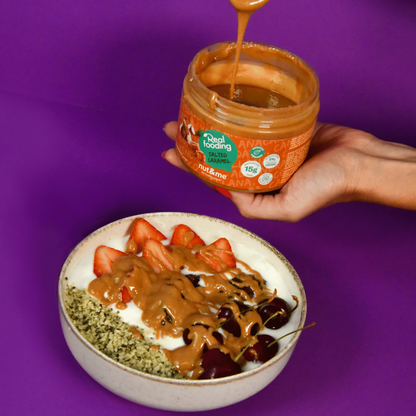 Realfooding salted caramel flavoured almond and hazelnut spread 250 g