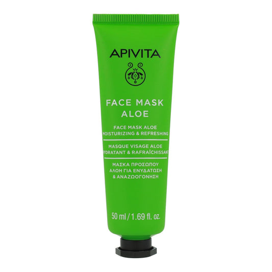 Verfrissend hydraterend gezichtsmasker met aloë Apivita 50 ml