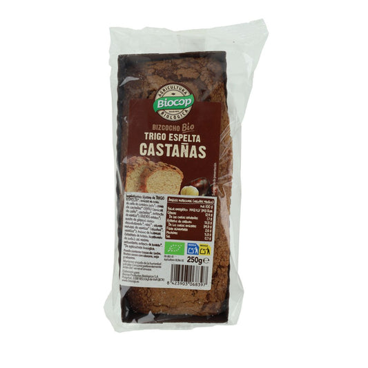 Biscotti alle castagne e farro biologico Biocop 250 g