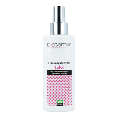 Déodorant écologique en spray Talc Biocenter 100 ml