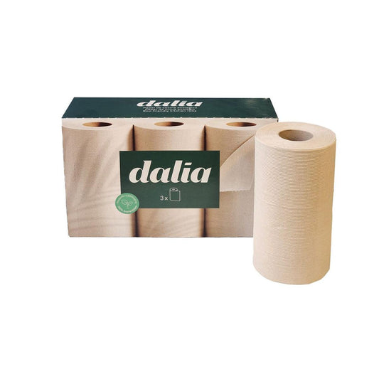 Carta da cucina biologica non sbiancata Dalia 3 rotoli