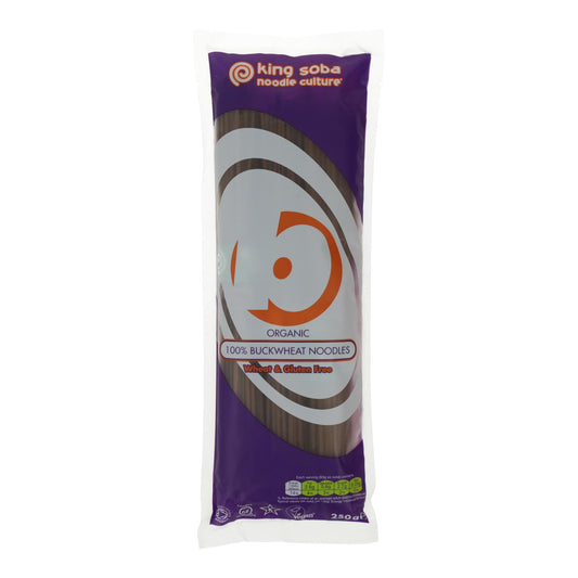 Pâtes au sarrasin 100 % sans gluten en forme de spaghettis Bio King Soba 250 g