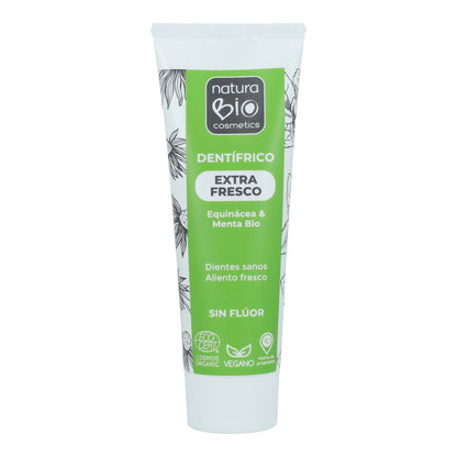 Zahnpasta mit Minze und Echinacea, fluoridfrei, NaturaBio 75 ml