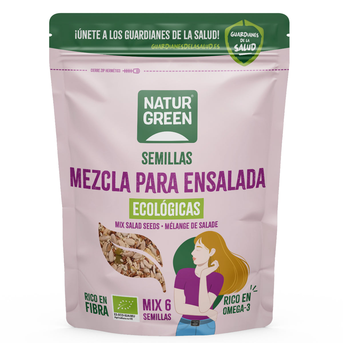 6-Korn-Mischung Goji- und Chia-Salat Bio NaturGreen 225 g