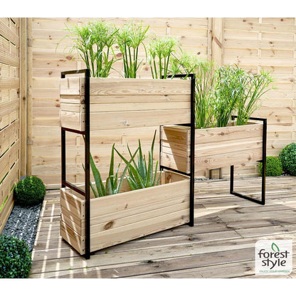 Fioriera Blakea a 3 scomparti