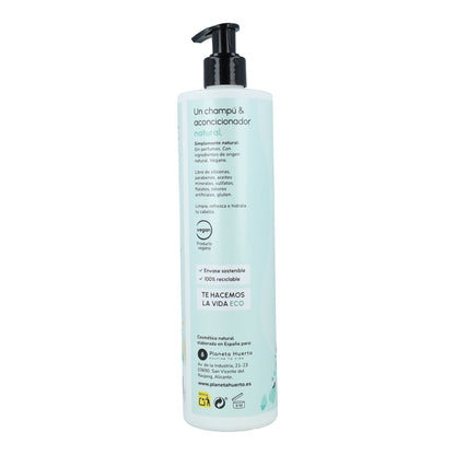 Unscented cosmetic pack: Gel, Shampoo and Conditioner Planeta Huerto