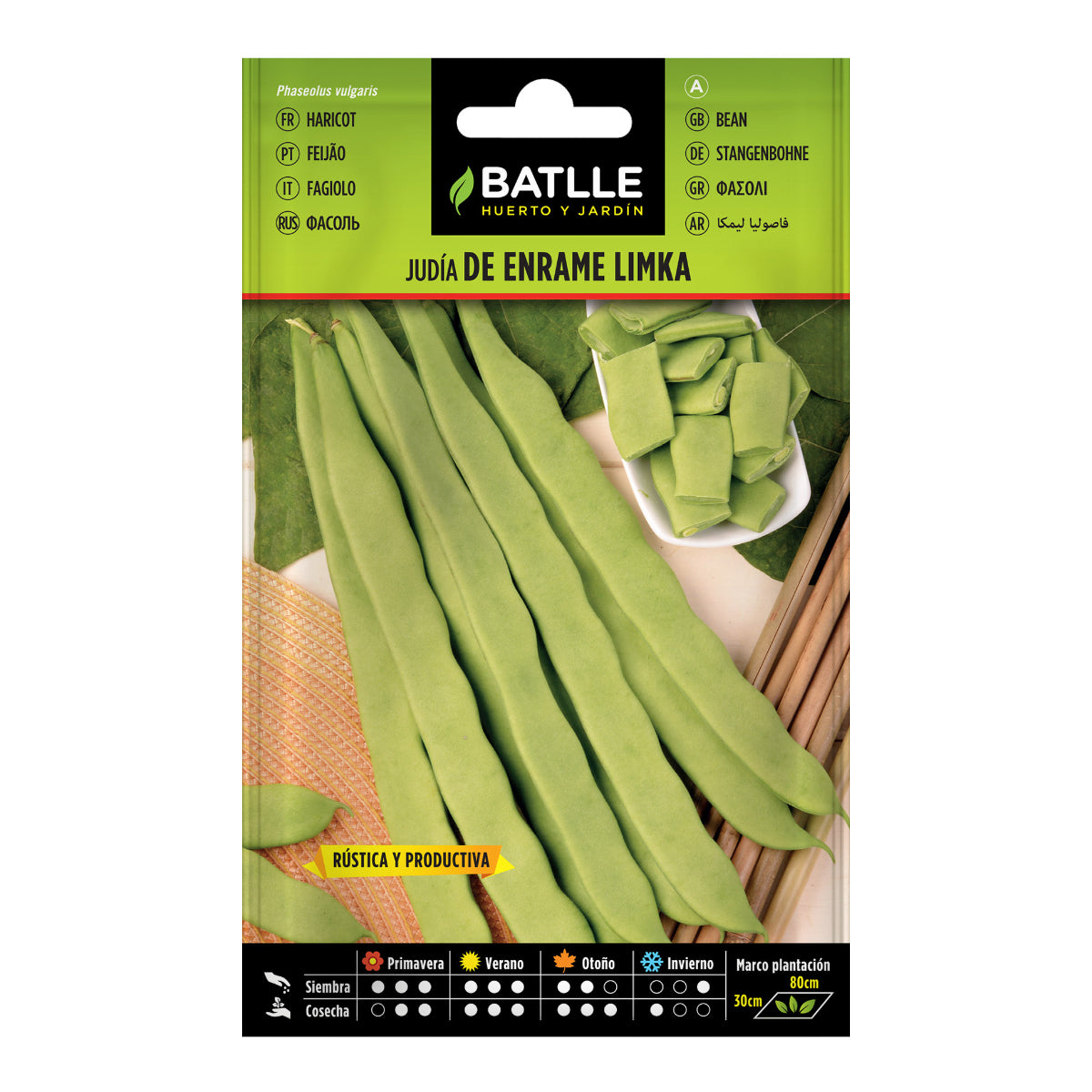 Limka platte bonenzaden 25 g Batlle