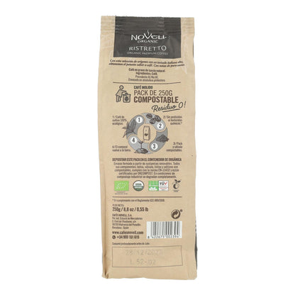 Gemalen koffie eco  Ristretto 250 g