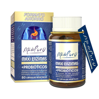 Maxi Enzymes avec Probiotiques, Tongil, 80 gélules végétales