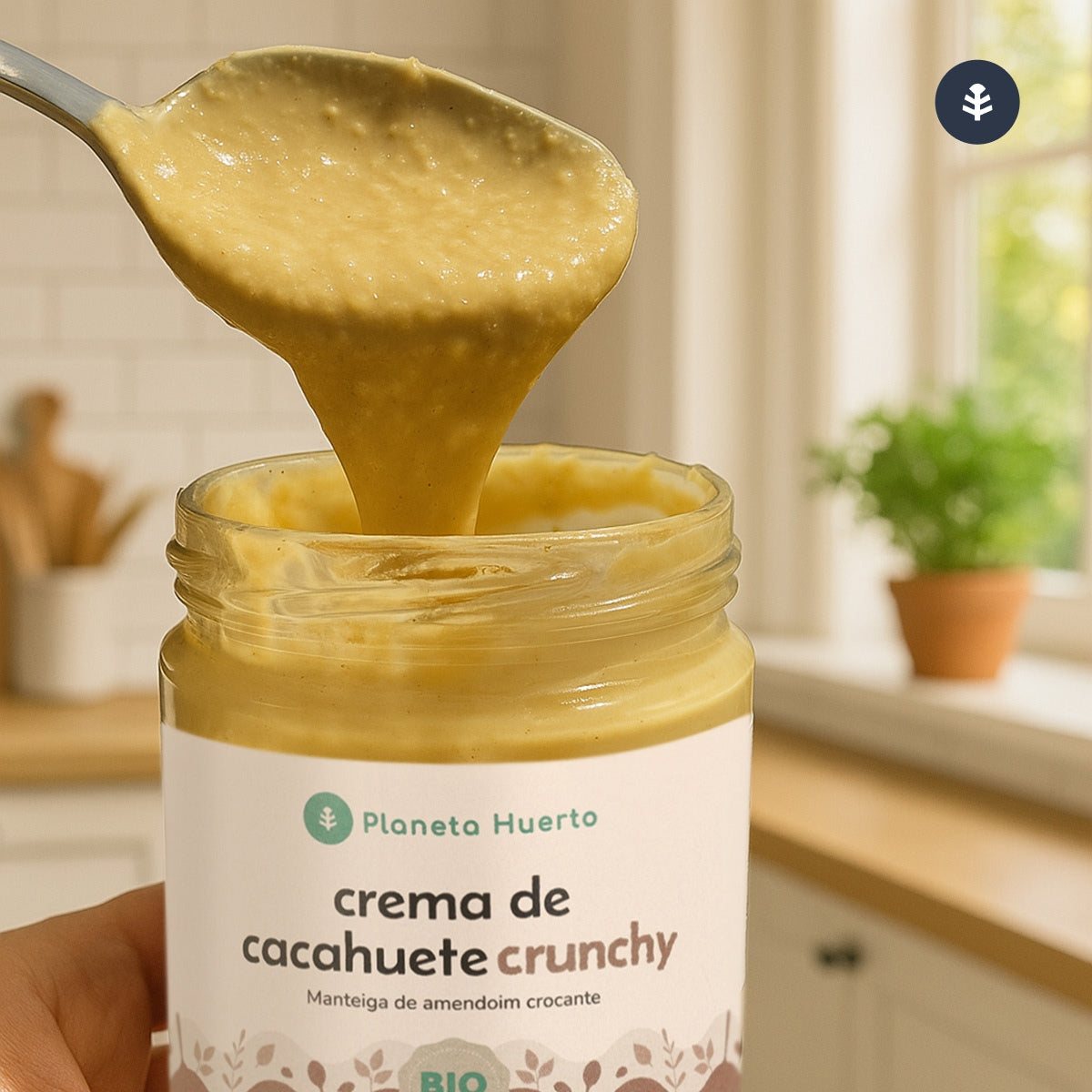 Krem z orzechów ziemnych Crunchy ECO Planeta Huerto 700 g
