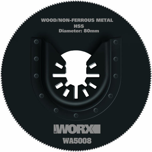 Sägeblatt für Kreissäge HSS 80 mm – Worx