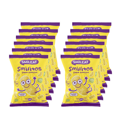 12er-Pack Smilitos, Bio-Maiswürmer Smileat, 38 g