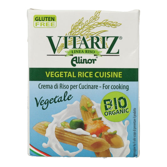 Crema di riso liquida per cucinare biologica Vitariz 200 ml