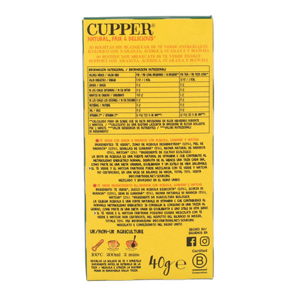 Bio Cupper Energising Green Tea, 20 tea bags