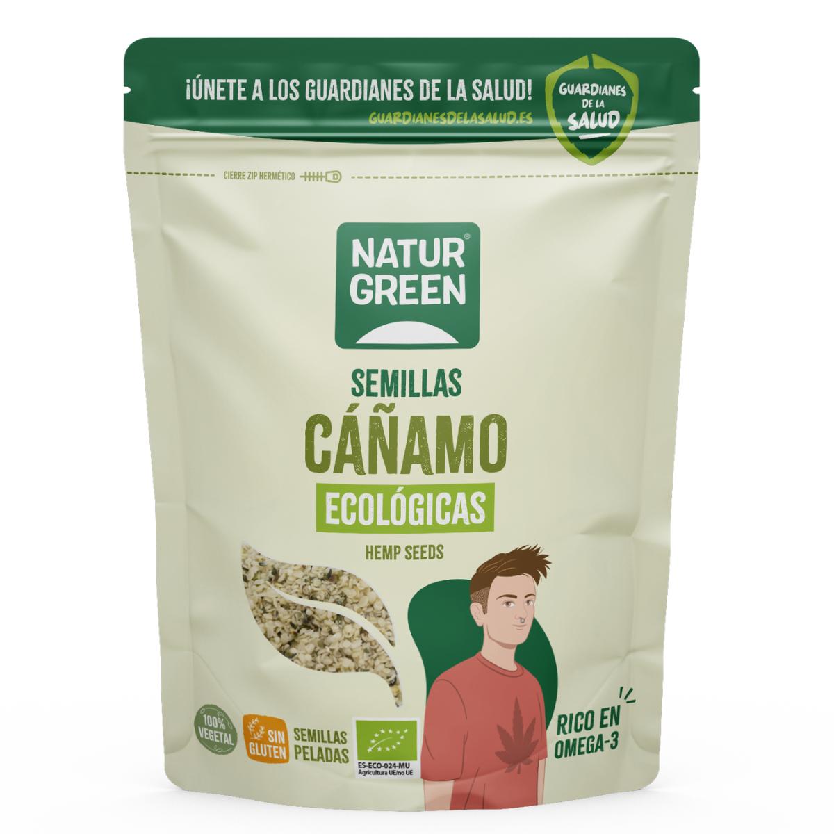 Graines de chanvre décortiquées Naturgreen 400 g