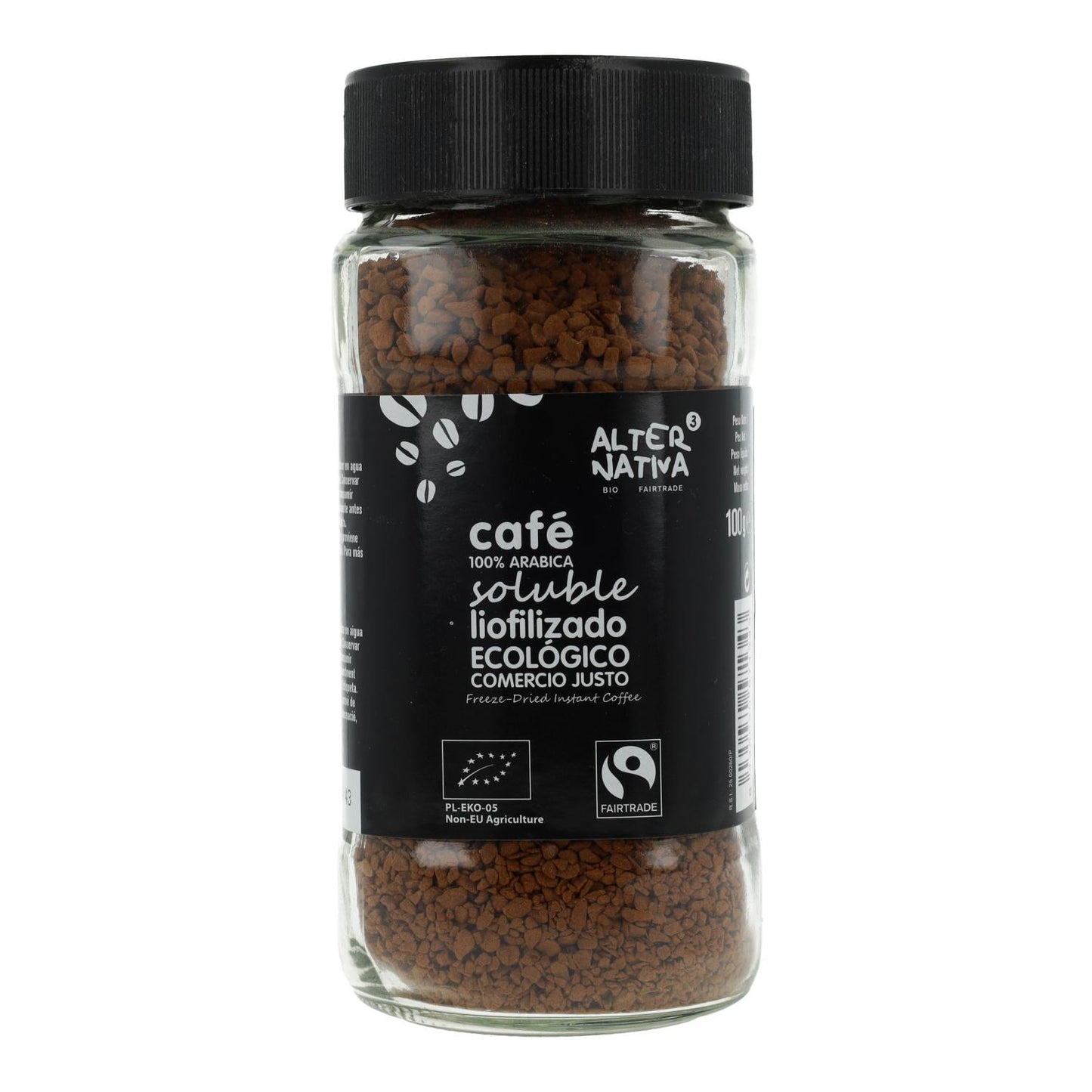 Freeze-Dried Organic Instant Coffee Alternativa 100g