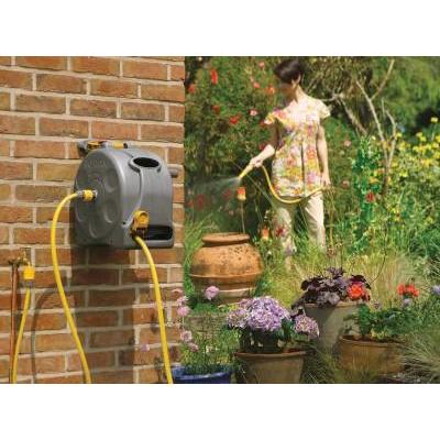 Compacte haspel met 25 m slang Hozelock