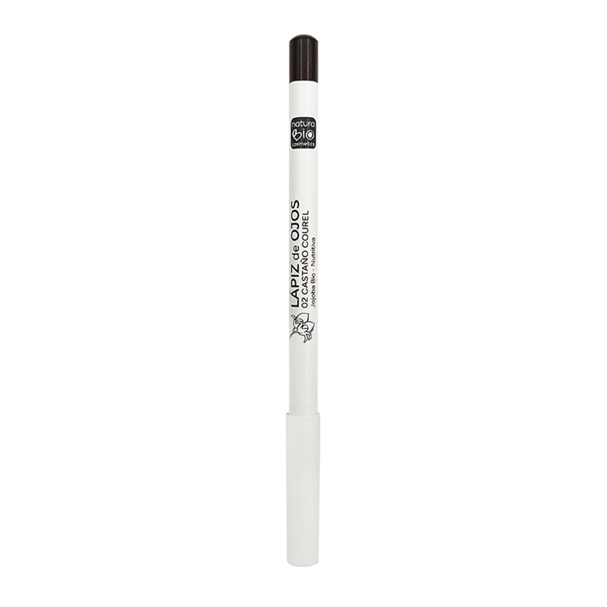 Augenstift 02 Castaño Courel Naturabio mit Bio-Jojobaöl, NaturaBio Cosmetics, 4 g
