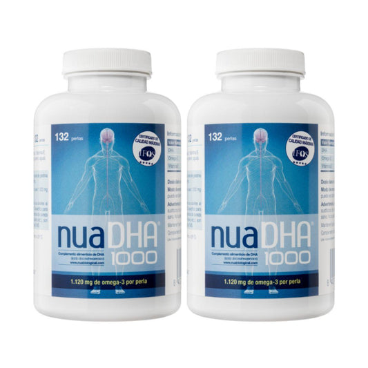Pack 2x NuaDHA 1000 Laboratoires Nua 132 perles
