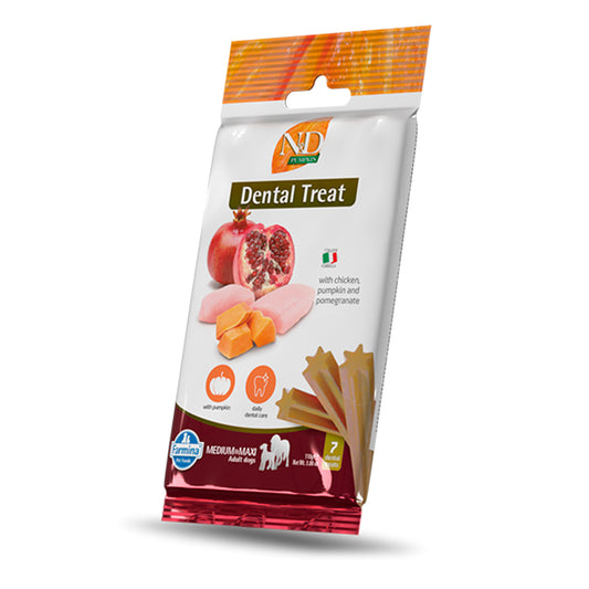 Dental Treat Pumpkin Chicken & Pomegranate Med/Max, Farmina