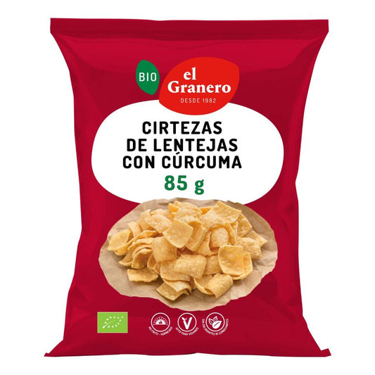 Croûtes de lentilles au curcuma bio El Granero, 65 g