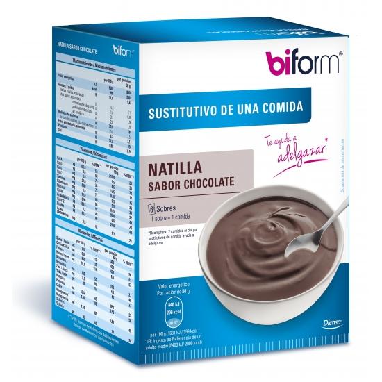 Crème au chocolat de substitution Biform, 6 sachets