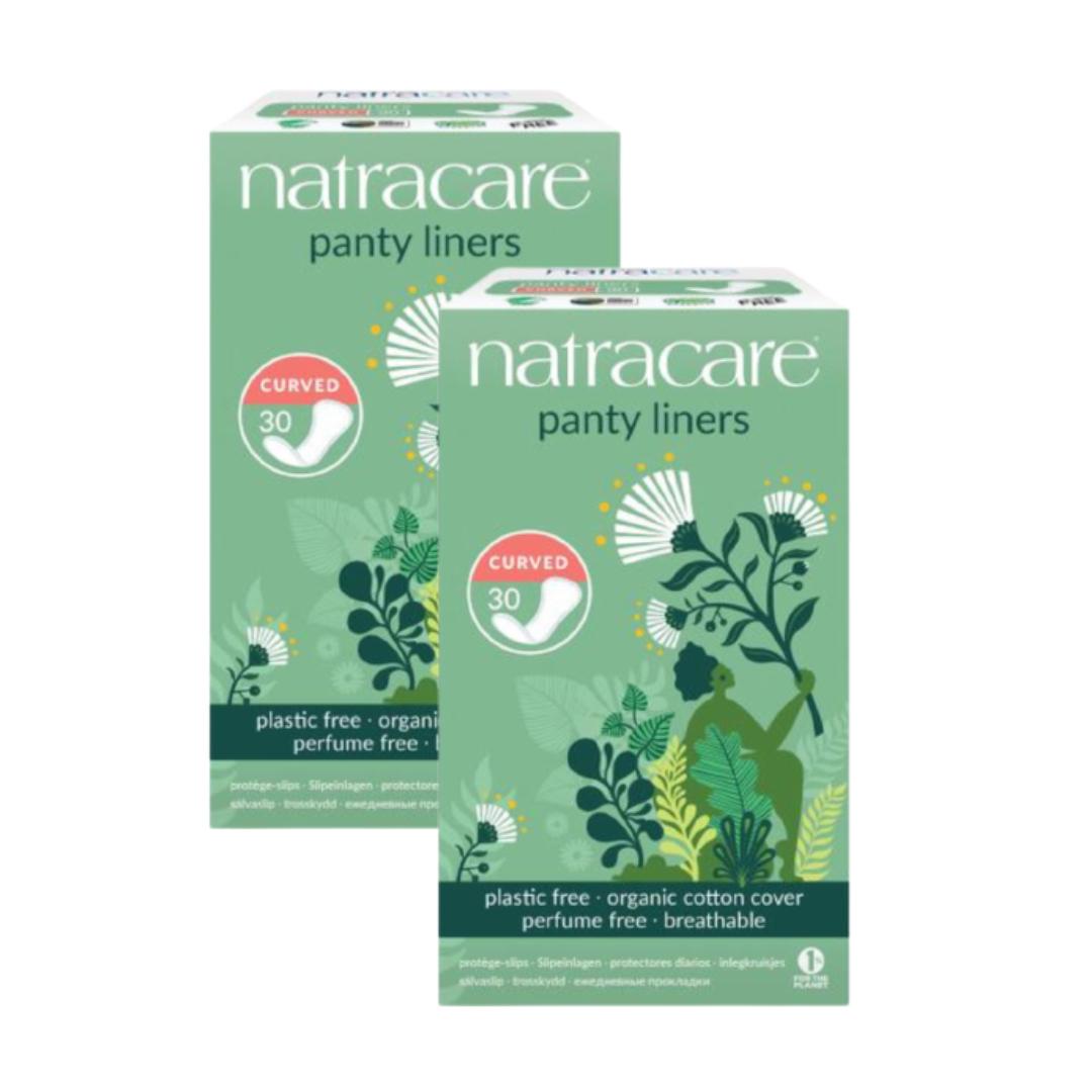 2-pack Natracare anatomiska trosskydd 30 st