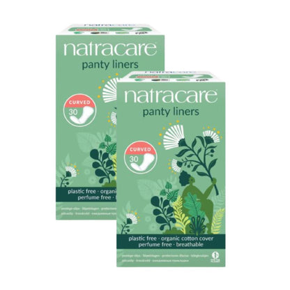 2-pack Natracare anatomiska trosskydd 30 st