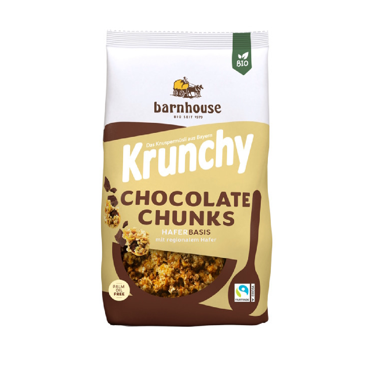 Krunchy muesli met stukjes chocolade BIO Barnhouse 500 g