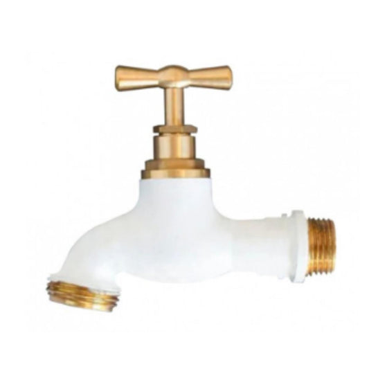 Aqua Control Vintage Tap in Matt White