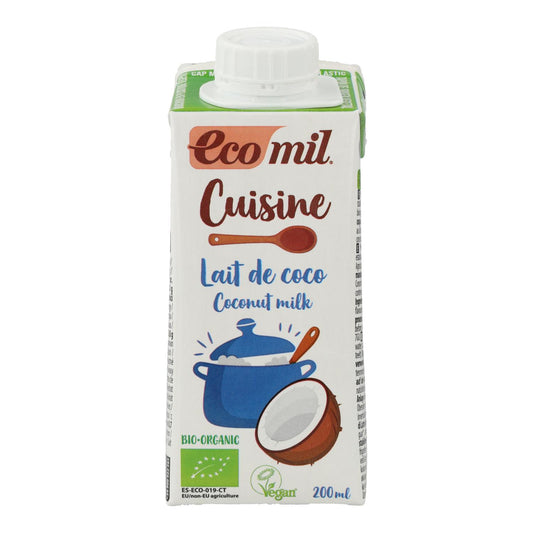 Préparation culinaire Lait de coco Cuisine Ecomil 200 ml
