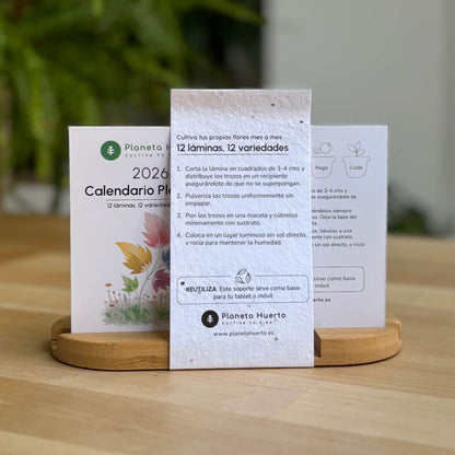 Calendrier plantable 2025 Planet Orchard Transformer le temps en nature