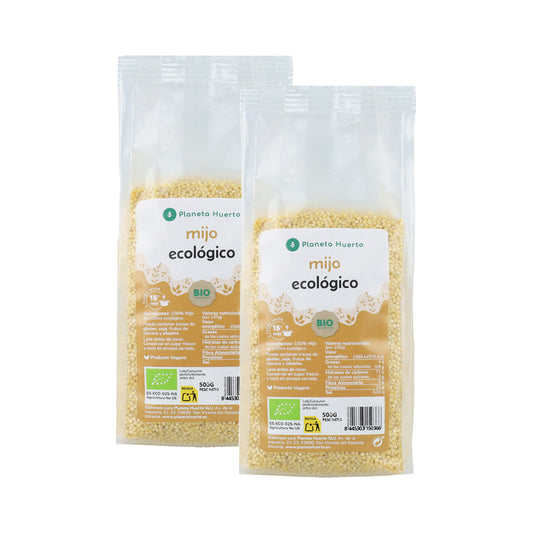 Pack 2x Peeled millet ECO Planeta Huerto 500 g
