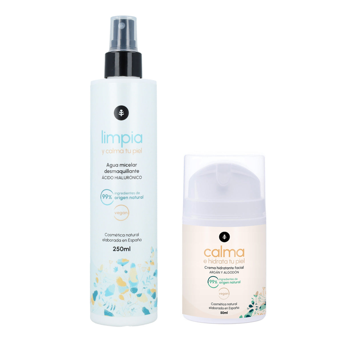 Pack facial moisturiser + micellar water Planeta Huerto