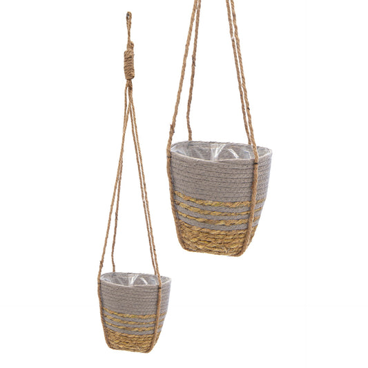 Hangende bloempot Hayden Grijs Mega Collections