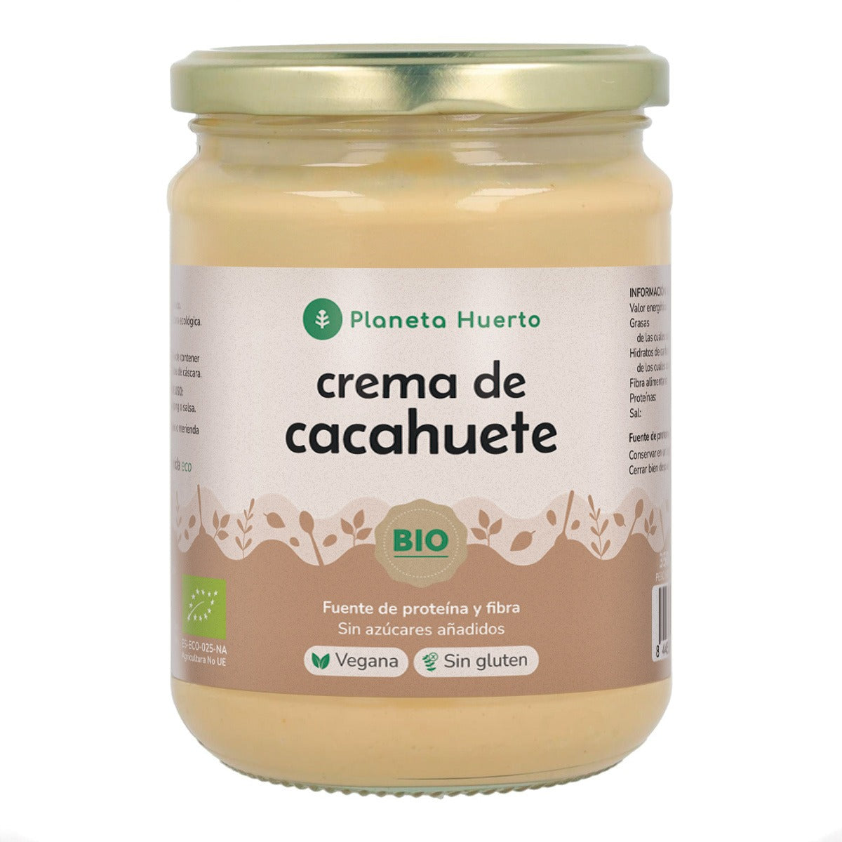 Crème de cacahuètes ECO Planeta Huerto