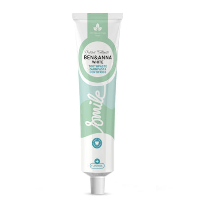Dentifricio White al fluoro Ben & Anna tubetto 75 ml