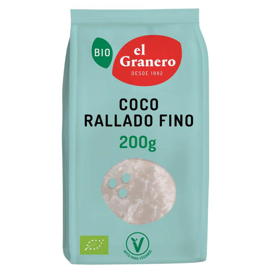 El Granero Organic Fine Grated Coconut, 200 g