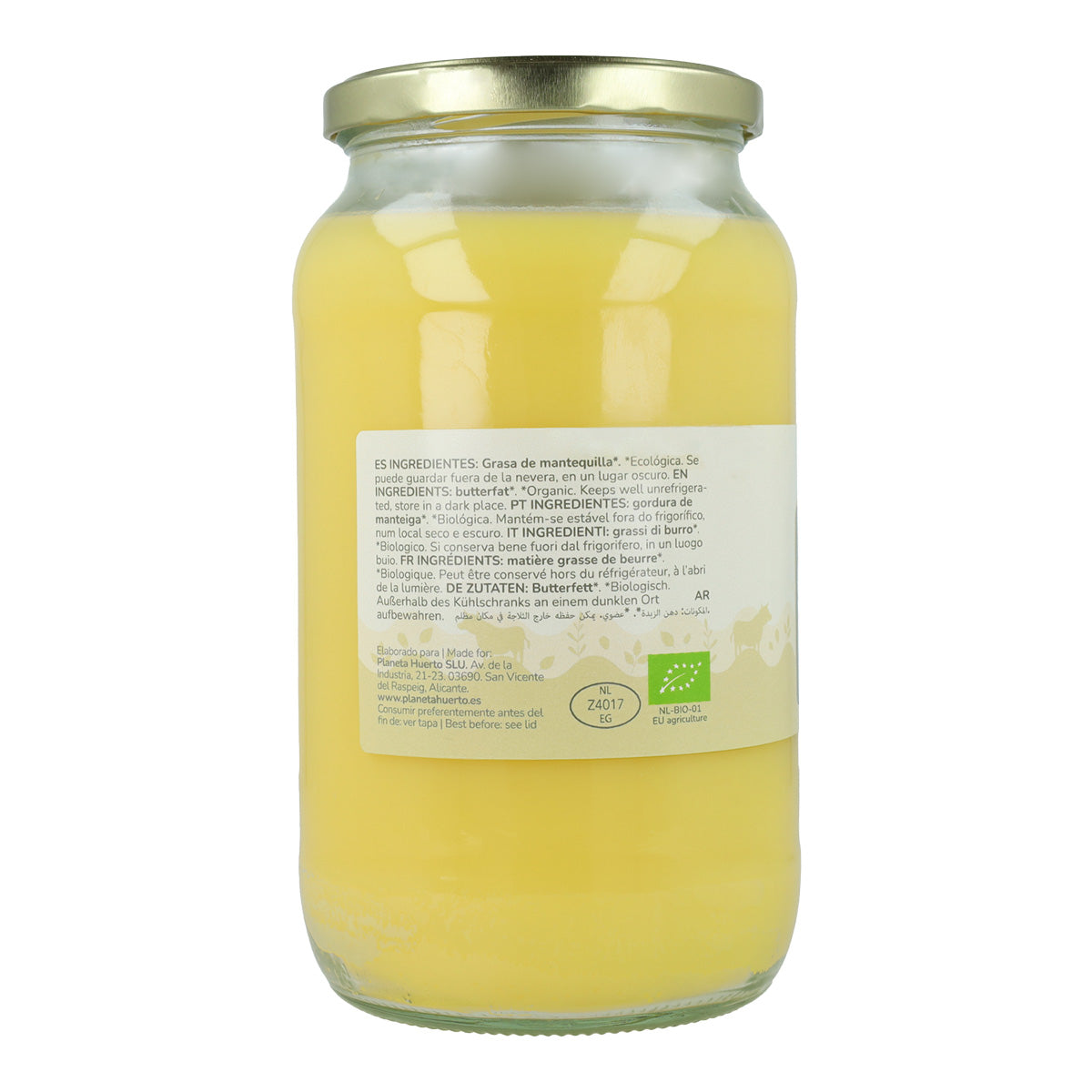 Burro chiarificato Ghee ECO Planeta Huerto 850 g