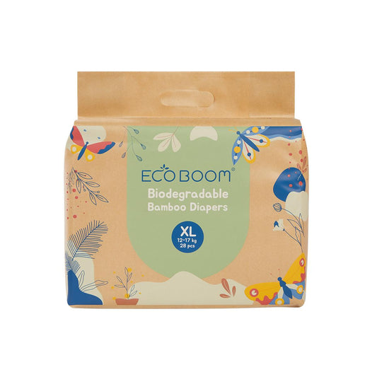 Ecoboom T5 Bamboo Nappies (12 to 17 kg) 28 units