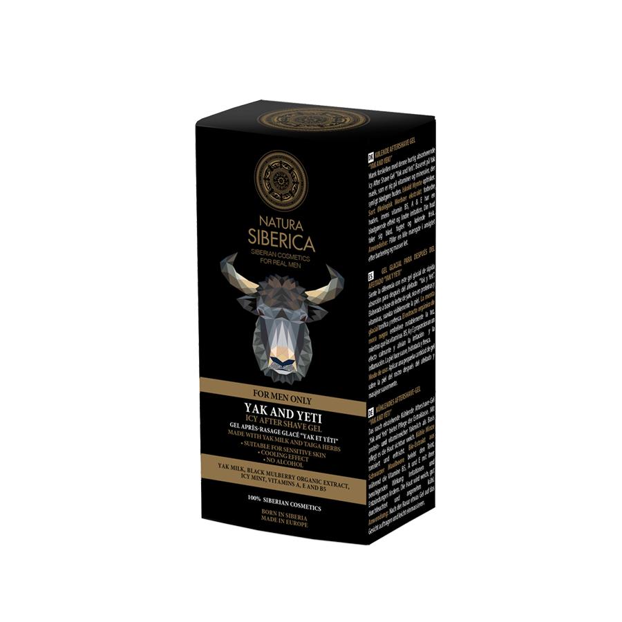 Yak and Yeti Natura Sibérica glacial aftershave gel, 150 ml