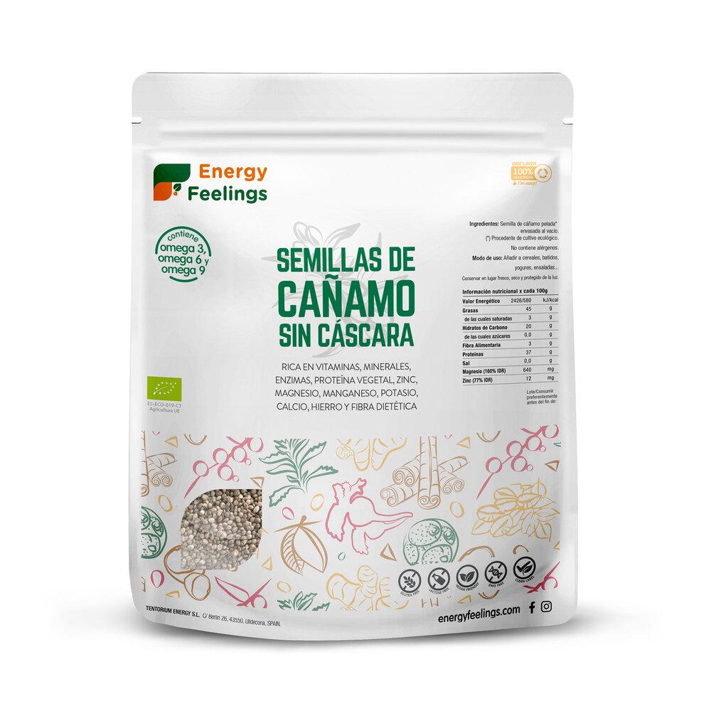 Semi di canapa senza guscio BIO (sottovuoto) Energy Feelings 500 g