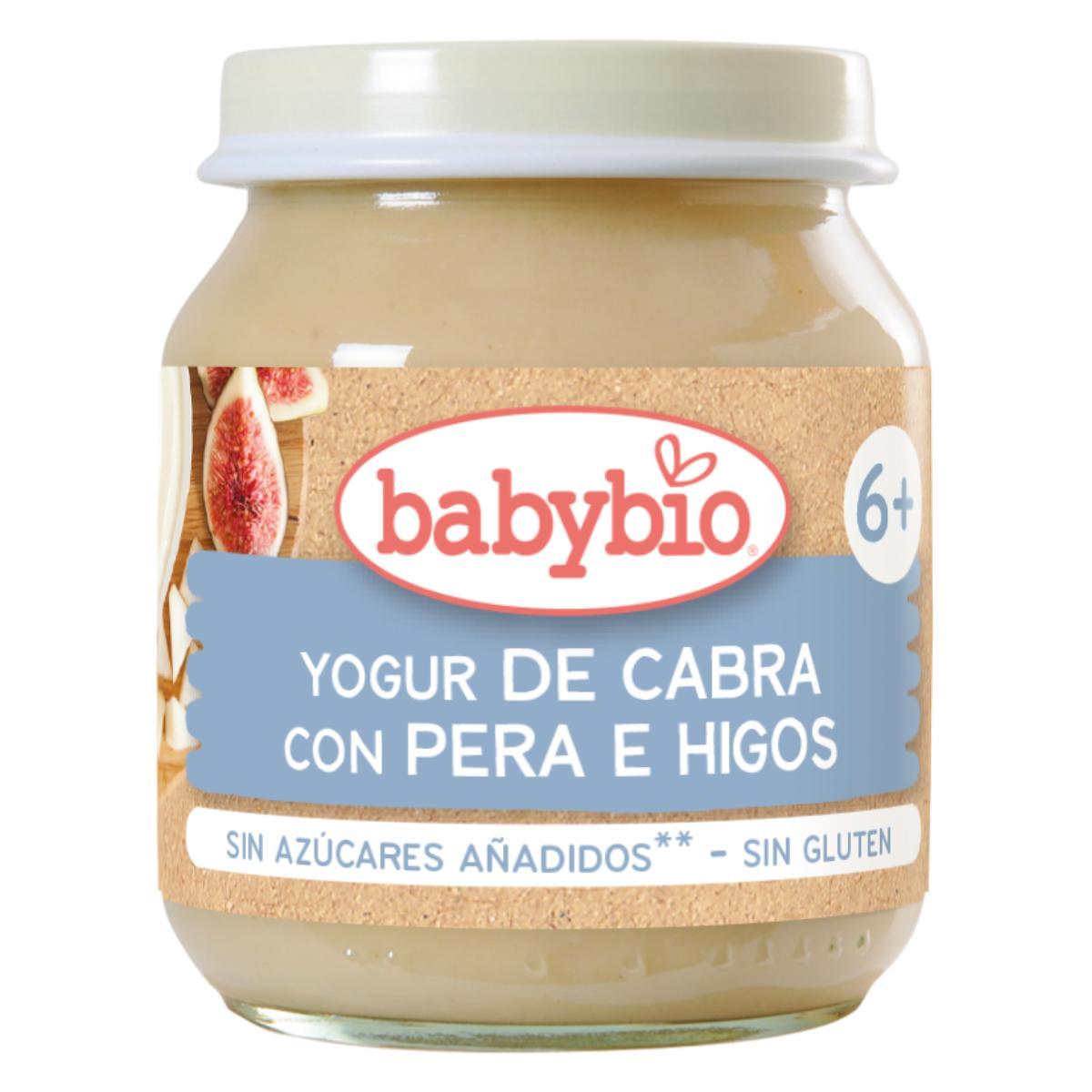 Confezione da 3 yogurt di capra con pere e fichi Babybio 130 g