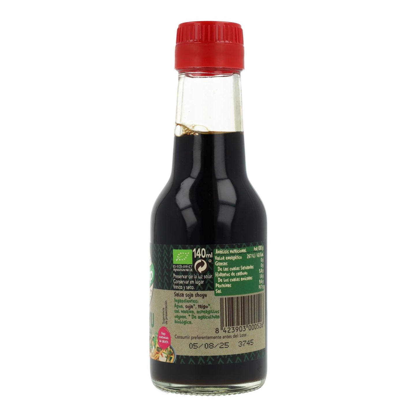 Bio Shoyu Biocop mild soy sauce 140 ml