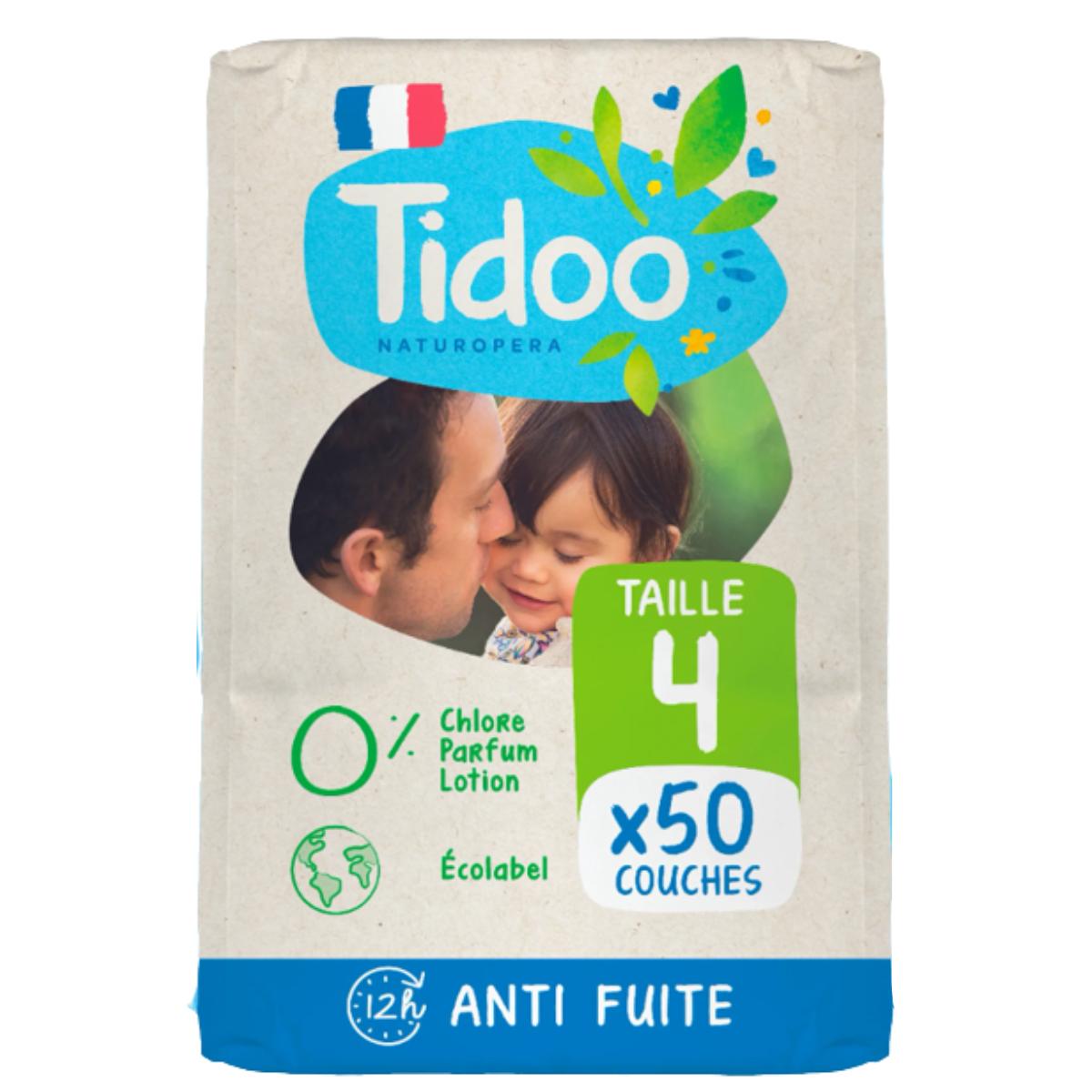 Pannolini T4 Maxi (7/18 kg) Tidoo, 50 unità