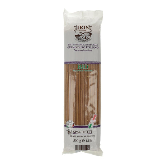 Spaghetti de blé complet bio Iris 500 g